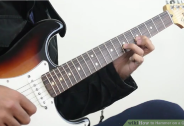 Cách sử dụng kỹ thuật Hammer-ons trên một nốt nhạc trong Guitar